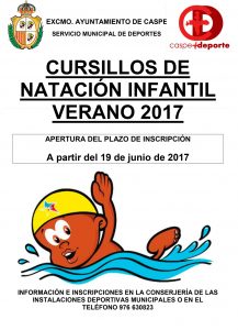 CARTEL CURSILLOS-DE-NATACIÓN-VERANO-2017